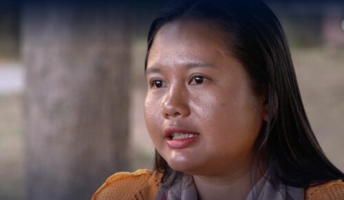 Für den Panorama-Beitrag wurden aktive und ehemalige Textilfabrik-Mitarbeiterinnen nach den Arbeitsbedingungen in Myanmar gefagt. (Screenshot: Panorama/ARD-Mediathek)