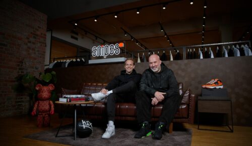 Dennis Schröder und Sven Voth (Foto: Snipes)