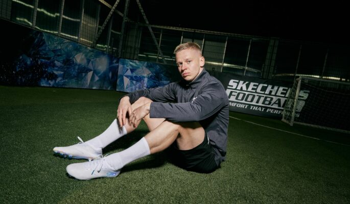 Oleksandr Zinchenko ist neuer Markenbotschafter bei Skechers. (Foto: Skechers)