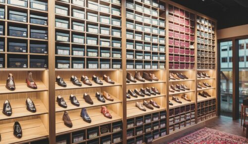 „Lack & Leder“: ein Paradies für Liebhaber handwerklich perfekter Schuhe (Foto: Ladage & Oelke)