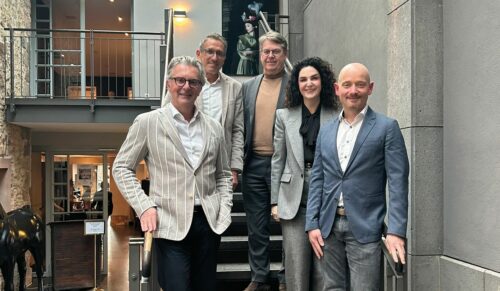 Wollen das ECC voranbringen (v.l.n.r.): Stephan Krug (SABU), Carl-August Seibel (HDSL, Josef Seibel), Manfred Junkert (HDSL), Martina Novotny (ANWR) und Stefan Nicolai (ECC) (Foto: Sabu)