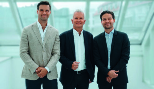 Die Schuhhändler Luca, Thomas und Gregor Tretter (Foto: Tretter) 