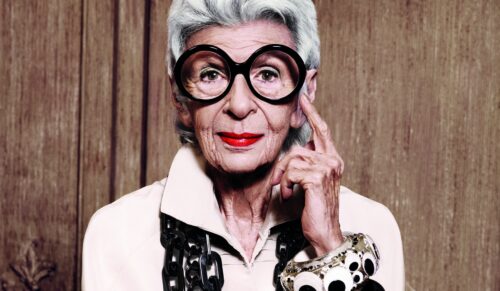 Modeikone Iris Apfel (Foto: Midas Verlag)
