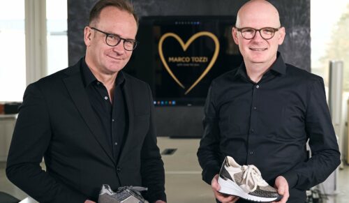 Wortmann-CEO Jens Beining (li.) und Marco Tozzi-Geschäftsführer Christian Böhm (Foto: Wortmann)
