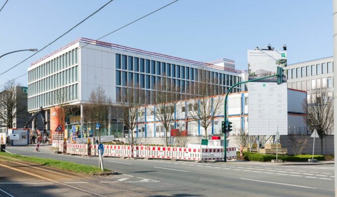 Deichmann baut einen neuen Campus am Hauptsitz in Essen, der bis 2025 fertiggestellt werden soll. (Foto: Deichmann/Rüdiger Fessel)