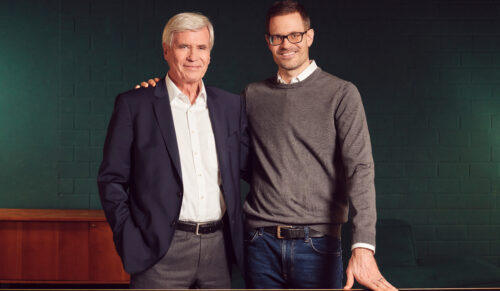 Der Gesellschafterrats- und Aufsichtsratsvorsitzende Michael Otto und sein designierter Nachfolger Benjamin Otto. (Foto: Otto Group)