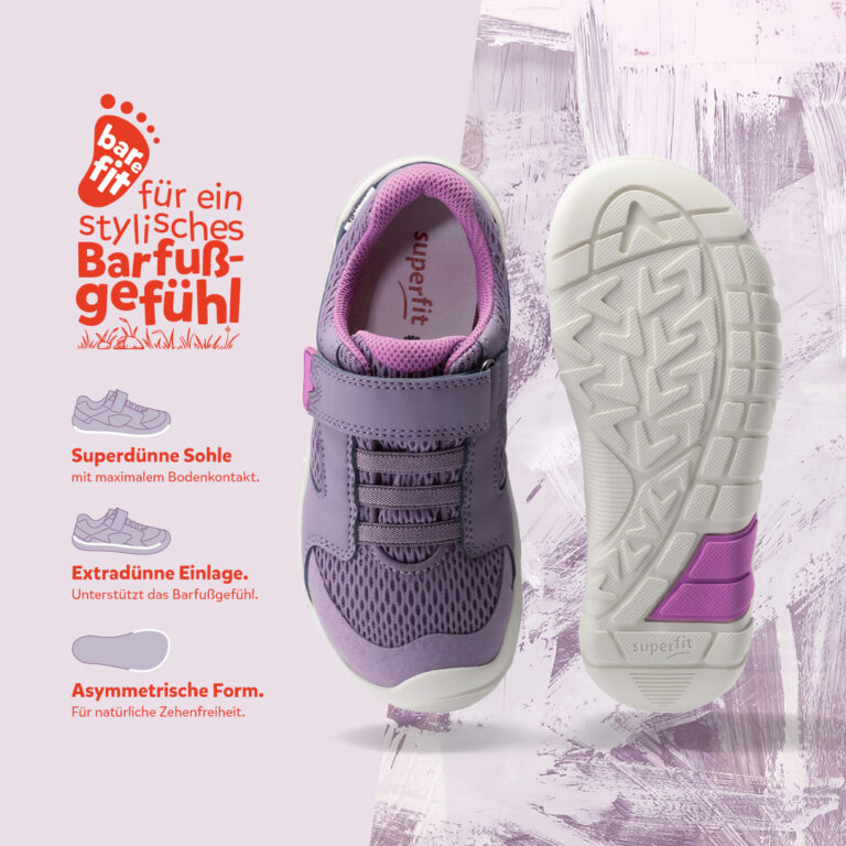 Superfit-Kampagne für Barfußschuhe (Foto: Superfit)