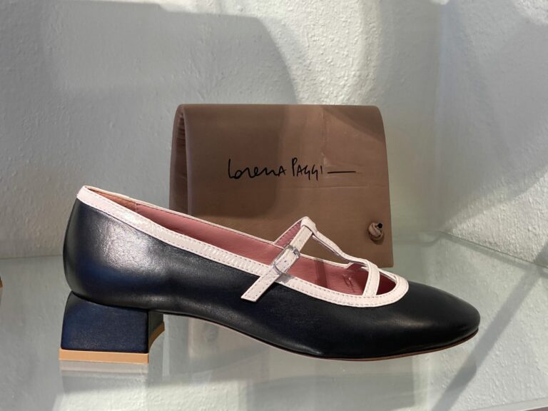 Schuhmode mit dem besonderen Twist: Trotteuriges Modell von Lorena Paggi. (Foto: Redaktion)