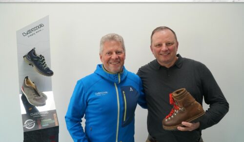 Die CFOs von Lowa: Rudi Limmer (links) und Klaus Flock. (Foto: Lowa)