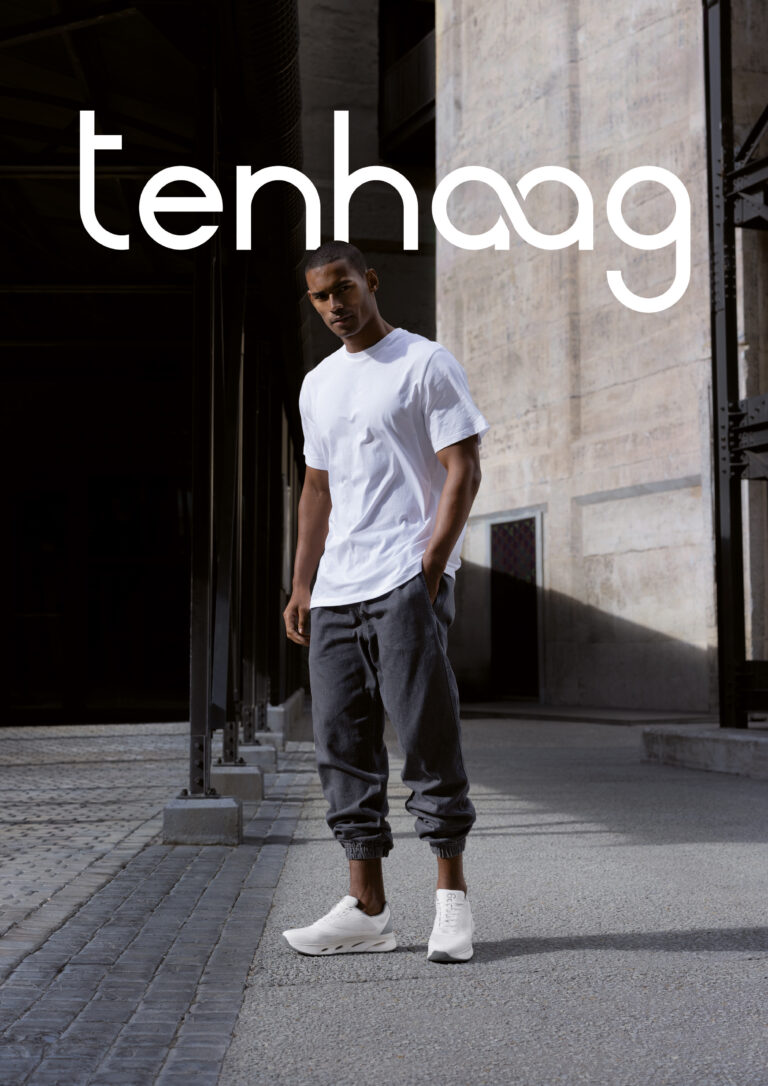 Key Visual der neuen Marke: Tenhaag bietet sportive Lifestyle-Modelle. (Foto: Tenhaag/Paul Green)