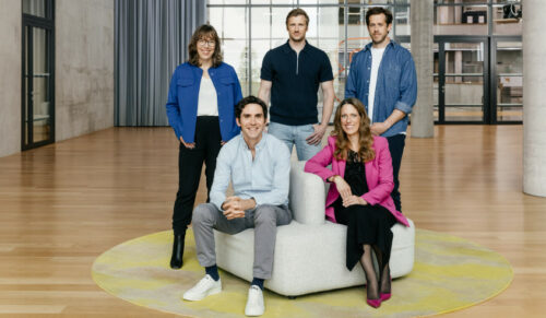 Das Zalando SE Management Board (v.l.n.r.): Dr. Astrid Arndt, David Schröder, David Schneider, Dr. Sandra Dembeck, Robert Gentz