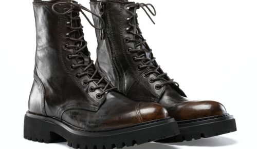Ideal zu Jeans & Co.: toughe Boots mit markanter Sohle (Foto: Herrlicher)