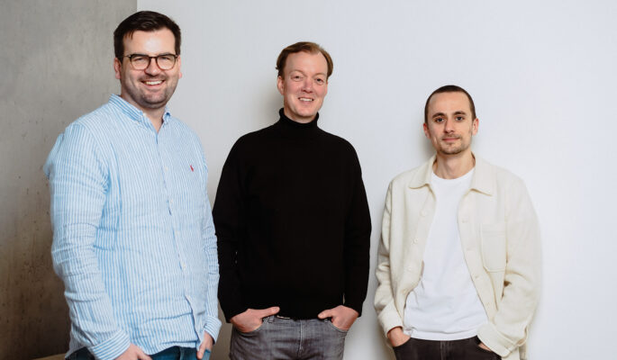 Die drei Gründer von Insage: (v.l.n.r.) Simon Engelhorn, Matthias Storch und Marc Schauer (Foto: Sebastian Weindel)
