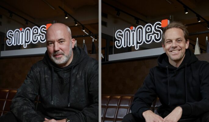 Snipes-Gründer Sven Voth (links) und CEO Dennis Schröder (Fotos: Snipes)