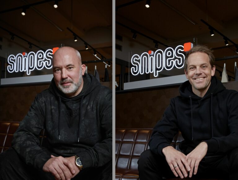 Snipes-Gründer Sven Voth (links) und CEO Dennis Schröder (Fotos: Snipes)