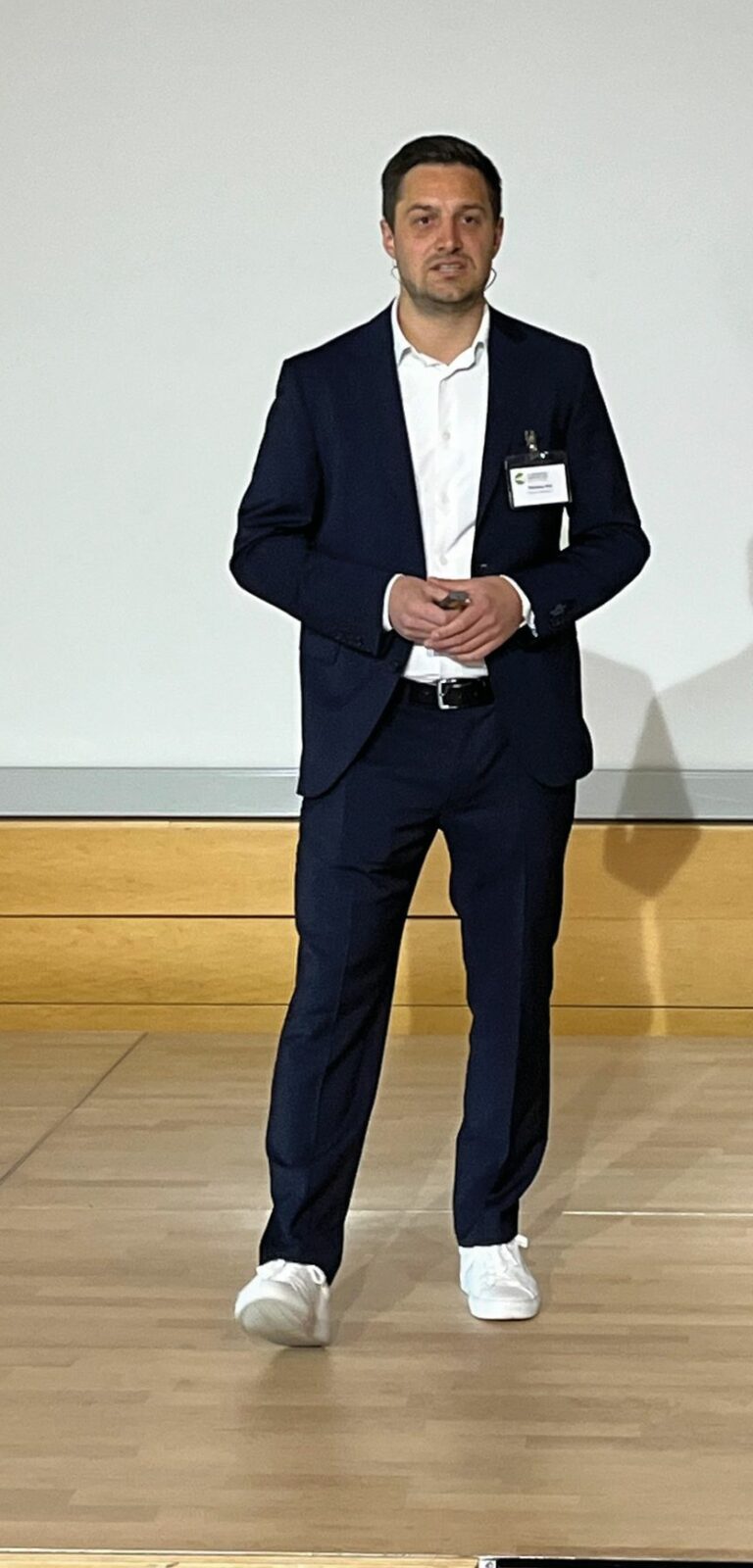 Sebastian Pleil (Sanitätshaus Pleil) sprach über die Personalpolitik in seinem Unternehmen. (Foto: Redaktion)