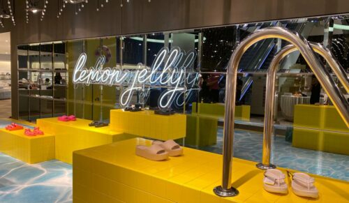 Die Lemon Jelly-Pop-up-Fläche ist bei Breuninger in Stuttgart und Düsseldorf zu sehen. (Foto: Lemon Jelly)