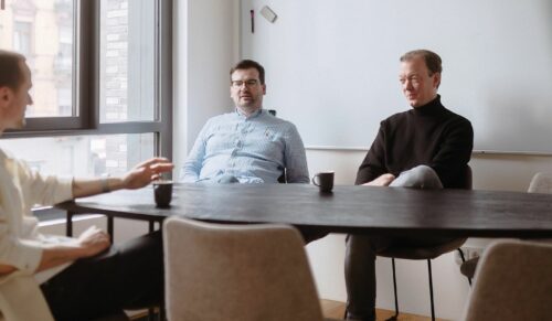 Drei mit einer Idee (v.l.n.r.) Marc Schauer, Simon Engelhorn und Matthias Storch, die Gründer von Insage. (Foto: Insage)