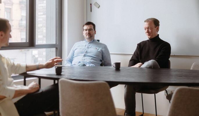 Drei mit einer Idee (v.l.n.r.) Marc Schauer, Simon Engelhorn und Matthias Storch, die Gründer von Insage. (Foto: Insage)