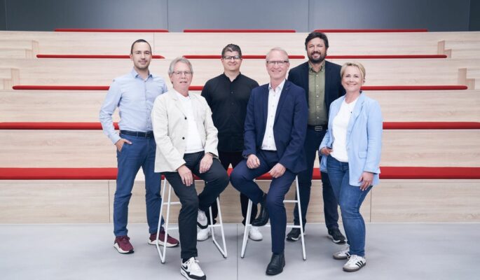 Der neue Aufsichtsrat der Sport 2000 Group International: Vorsitzender Dr. Holger Schwarting, Österreich; stellvertretender Vorsitzender Marius Rovers, Niederlande; Dominik Solleder, Deutschland; Nikolay Tzonov, Bulgarien/Griechenland; Gian-Albert Munch (Treasurer), Frankreich. (Foto: Sport 2000)