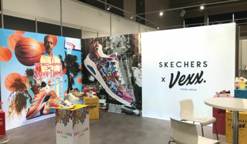 Der Markenauftritt von Skechers wird durch die starken Kollaborationen erweitert. (Foto: Redaktion)