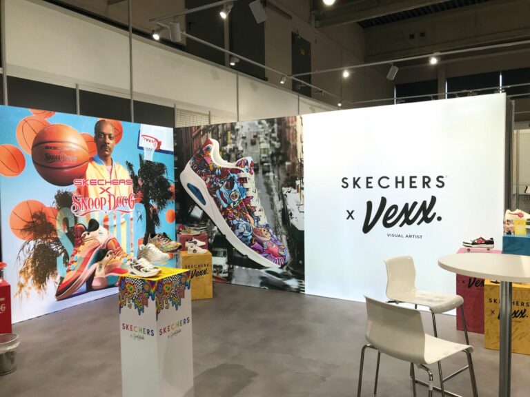 Der Markenauftritt von Skechers wird durch die starken Kollaborationen erweitert. (Foto: Redaktion)