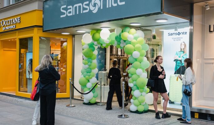 Der neue Store von Samsonite in Berlin. (Foto: Samsonite)