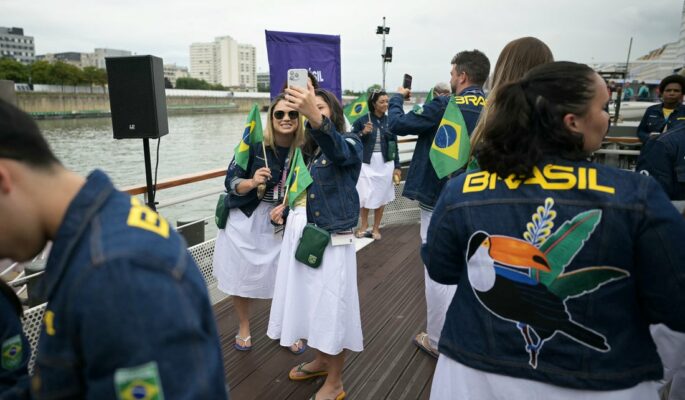Bei der Eröffnungszeremonie steuerte Havaianas die Schuhe für die brasilianische Olympia-Auswahl bei. (Foto: Havaianas)