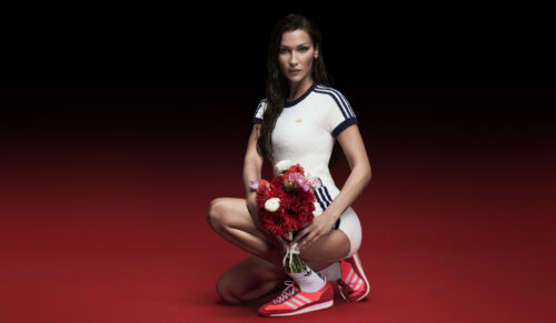 Adidas-Kampagne für Modell SL 72 mit Bella Hadid (Foto: Johannes Leonardo, Kenny Germe/Adidas)