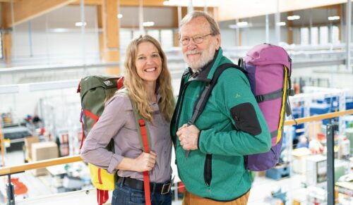 Firmengründer Albrecht von Dewitz und Antje von Dewitz, die 2009 die Geschäftsleitung von ihrem Vater übernommen hatte. (Foto: Vaude)