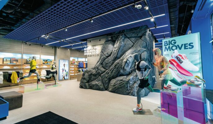 Neues Highlight: Anfang Juni eröffnete Hoka einen Store an der 5th Avenue in New York City. (Foto: Hoka/Ellias Parise)