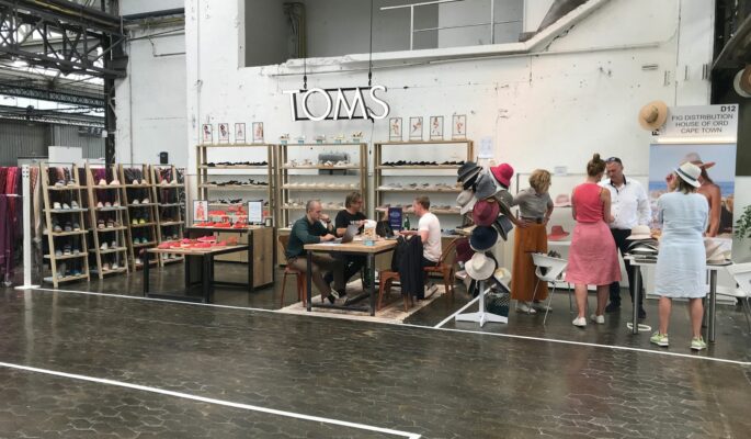 Toms stellte auf der Messe Fashn Rooms aus und will sich verstärkt dem Modehandel widmen. (Foto: Redaktion)