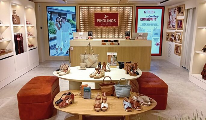 Der Pikolinos-Store in Paris ist der erste Standort mit dem neuen Store-Design. (Foto: Pikolinos)
