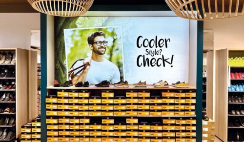 Quick Schuh-Look & Feel: Das Franchisesystem hat einen eigenen Auftritt im Hinblick auf Kampagnen und Store-Gestaltung. (Foto: Quick Schuh)