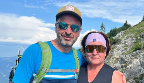 Das Schuhhändler-Ehepaar Klaus und Heike Ullrich von Main Ausdauershop und Schuhhaus Hufnagel. (Foto: Privat)