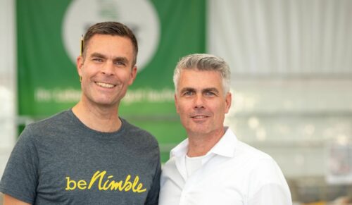 Von links: Sebastian Bär (Joe Nimble) und Christof Bär (Bär). (Foto: Bär)