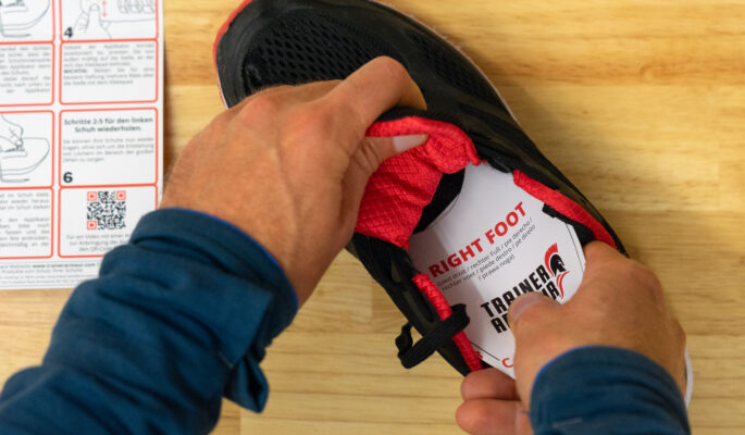 Mit einem neuen Produkt schützt Trainer Armour vor Zehenlöchern. (Foto: Trainer Armour)