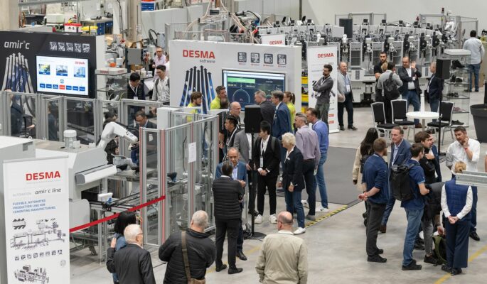 Am 24. und 25. September 2024 organisierte der Schuhmaschinenhersteller Desma die Desma-Hausmesse in Achim bei Bremen. (Foto: Desma)