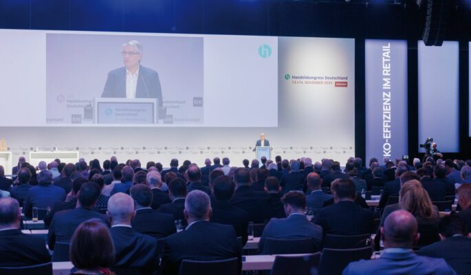 Am 13. und 14. November tagte der Handelskongress Deutschland 2024 in Berlin. (Foto: HKD/Jörg Sarbach)