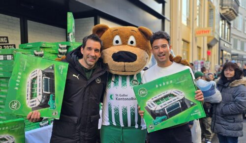 Kybun Joya startete in St. Gallen eine Geschenkaktion. (Foto: Kybun Joya)