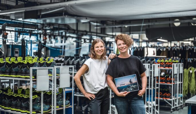 CR-Managerin Veronika Becker (l.) und Leiterin CR-Abteilung Annika Jestädt (Foto: Kerstin Rysavy