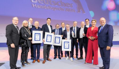 Die Verleihung des Deutschen Handelspreises in Berlin (Foto: HKD/Jörg Sarbach)