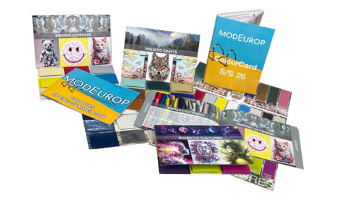 Die Modeurop Colour Card Frühjahr/Sommer 2026. (Foto: DSI)