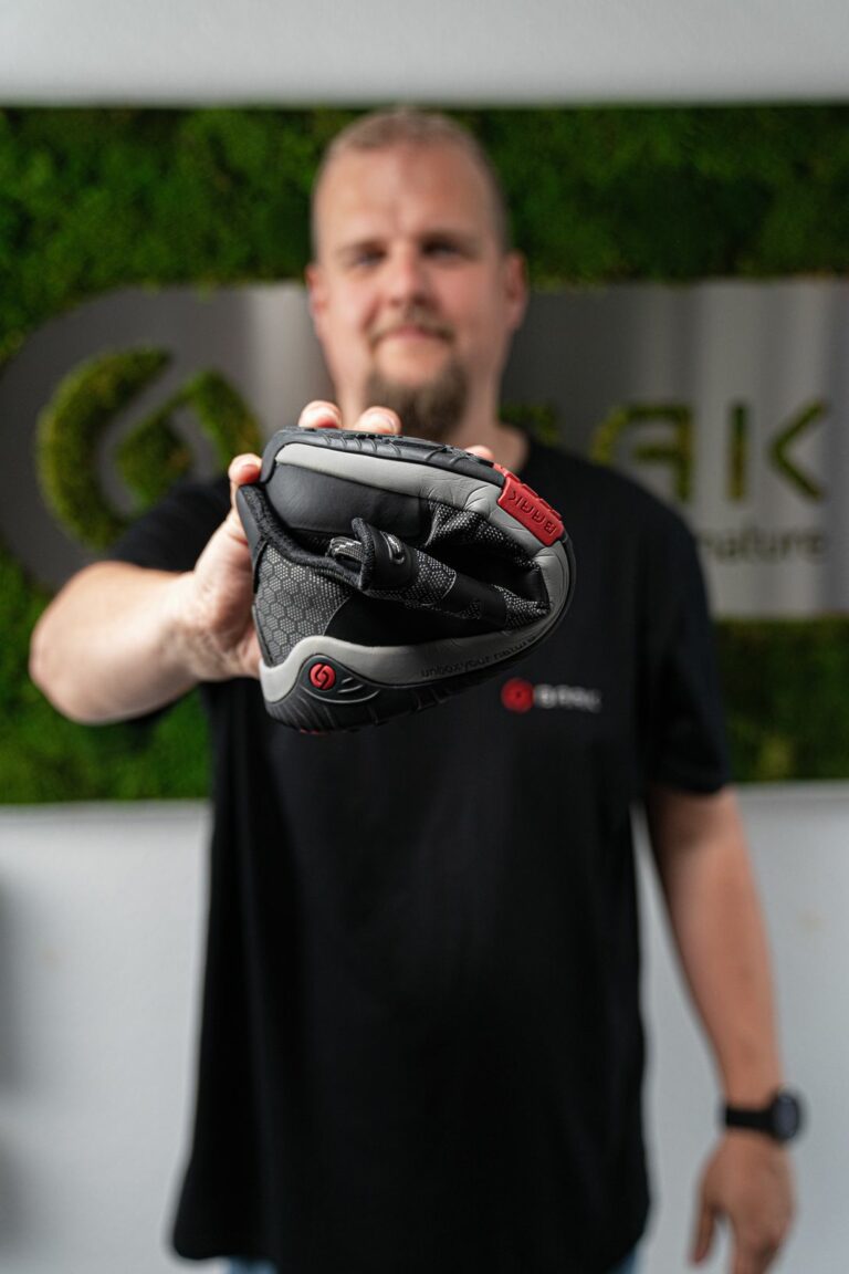 Baak launchte vergangenes Jahr das Modell Phoenix, den ersten als Sicherheitsschuh zertifizierten Barfußschuh. (Foto: Baak)