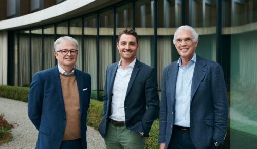 Das Executive Board von Legero United (v.l.n.r.): Morten Bay Jensen, COO; Florian Fuchs, Geschäftsführer; Stefan Stolitzka, CEO (Foto: Legero United)