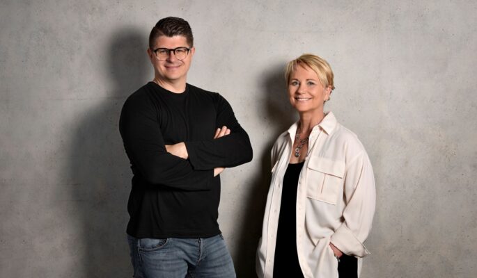 Dominik Solleder und Margit Gosau (Foto: Sport 2000)