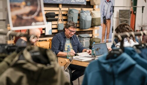 Die 55. Innatex fand vom 18. bis 20. Januar in Hofheim-Wallau statt. (Motiv: Vaude/Foto: Innatex)