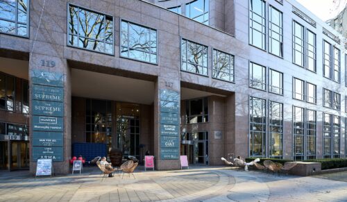 Die Location der Supreme Group an der Kaiserswerther Straße 117/119 in Düsseldorf (Foto: Redaktion)