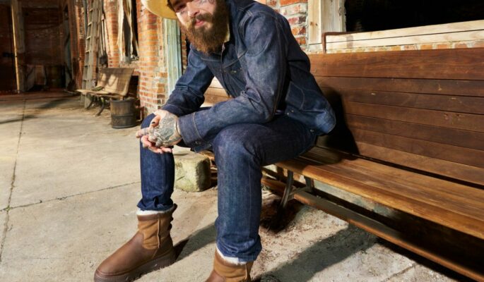US-Musiker Post Malone ist Testimonial der Schuhmarke Ugg (Foto: Deckers Brands/Ugg)