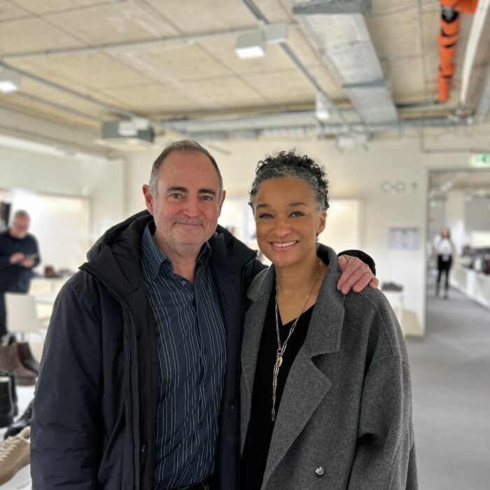 „Felloptiken sind ein interessantes neues Thema.“ Mirko und Sandra Tott, Yves, Essen (Foto: Redaktion)